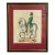 Mid-Century Vintage Framed Equestrian Print For Sale