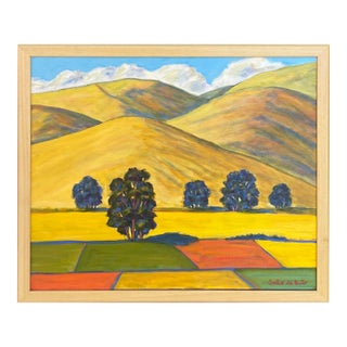 “Kissed by the Sun” Oil on Canvas Landscape by Joao De Brito - For Sale