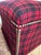 Ralph Lauren Custom Ralph Lauren Plaid Storage Ottomans -a Pair For Sale - Image 4 of 11