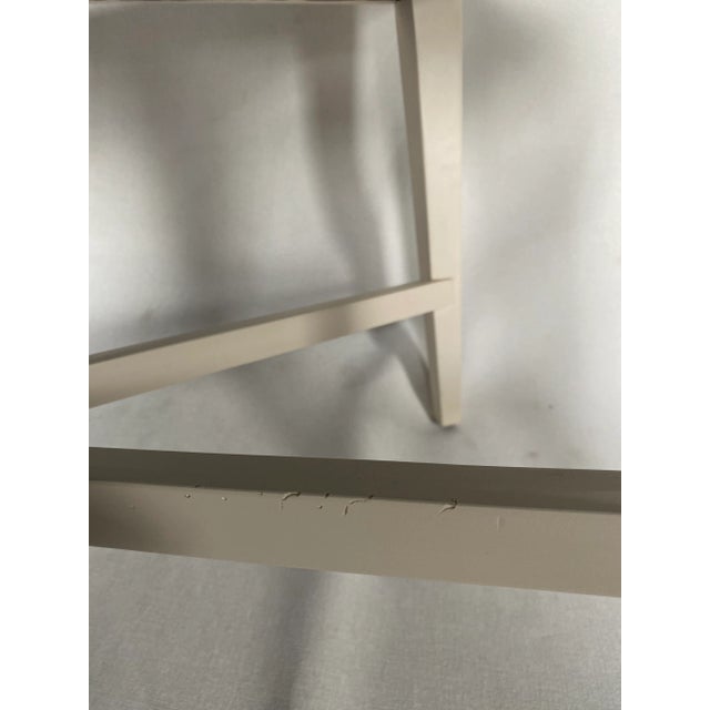 Hickory Chair Pearson Carla Upholstered X-Base Bench For Sale - Image 9 of 11