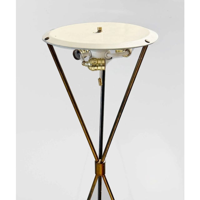 Tripod Lamp Th Robsjohn Gibbings for Hansen Lighting Co. For Sale - Image 10 of 10