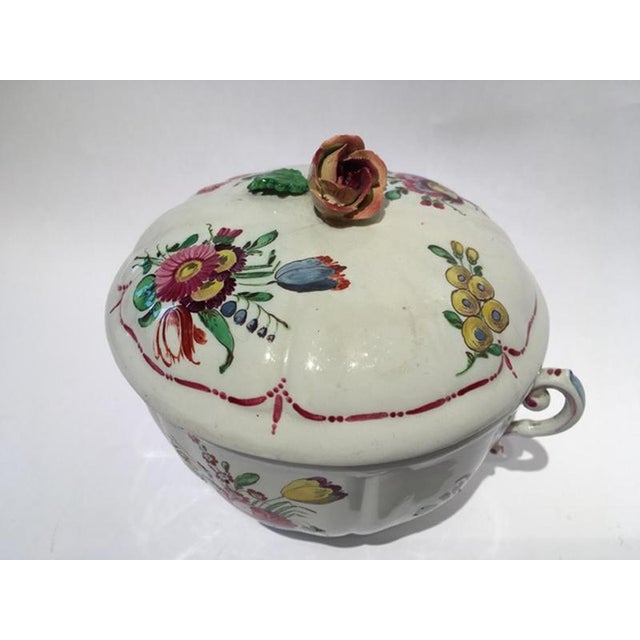 18th Century Porcelain Covered Cup or Sugar Bowl by Richard Ginori, Italy For Sale - Image 15 of 18