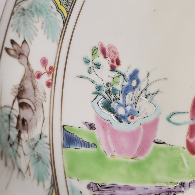 Early 20th Century Large Vintage Asian Platter For Sale - Image 5 of 10