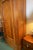 Antique Wooden Single Door Armoire Wardrobe W/ Base Drawer - Coat Closet For Sale - Image 4 of 17