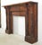 Antique Eastlake Burl Veneer Paneled Wood Fireplace Mantel For Sale - Image 4 of 14