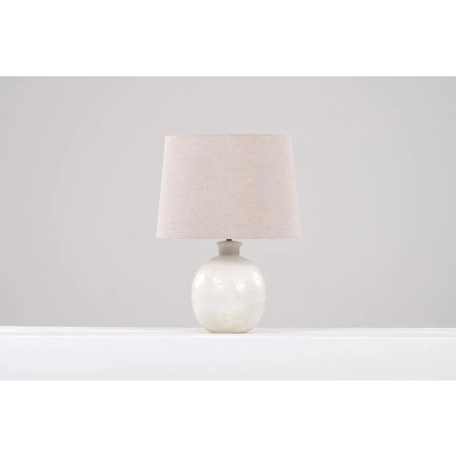 Capri Table Lamp in Ceramic attributed to Gertrud Lönegren for Rörstrand, 1930s For Sale - Image 3 of 9