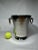 Vintage Traditional Silver Finish Hammered Metal Insulated Ice Bucket For Sale - Image 12 of 12