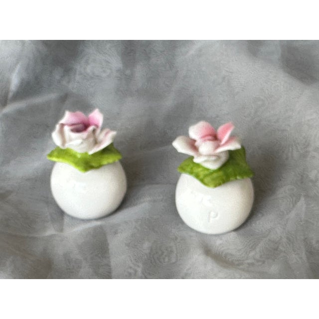 A charming table decor accent for spring, these vintage porcelain flower salt and pepper shakers are as functional as they...