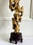 Tall Elegant Chinese Scholar Rock Yellow Taihu Stone on Wood Stand For Sale - Image 17 of 18