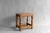 Oak framed stool with original leather top. Circa 1950.
