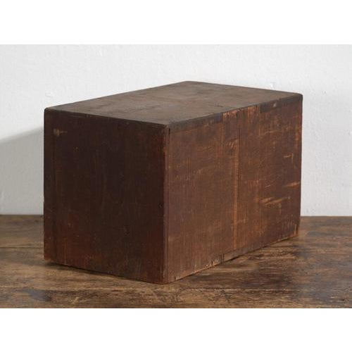 Brown Antique Japanese Document Box For Sale - Image 8 of 9