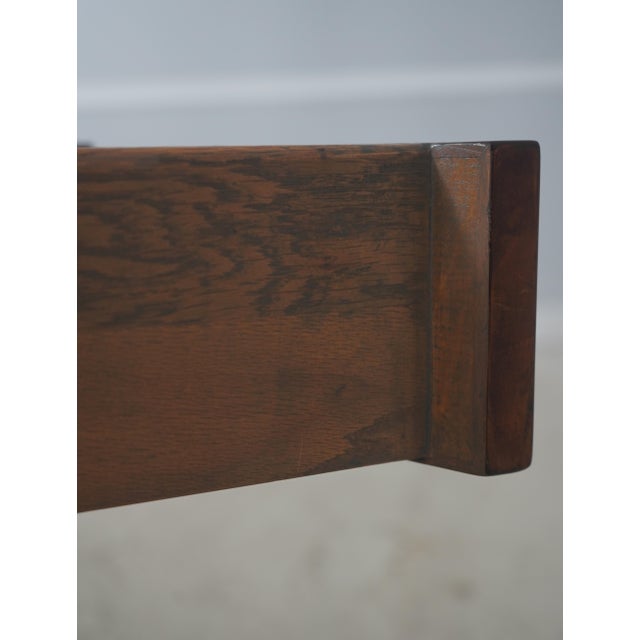 1990s Theodore Alexander Althorp Collection Leather Top Partners Desk For Sale - Image 5 of 17