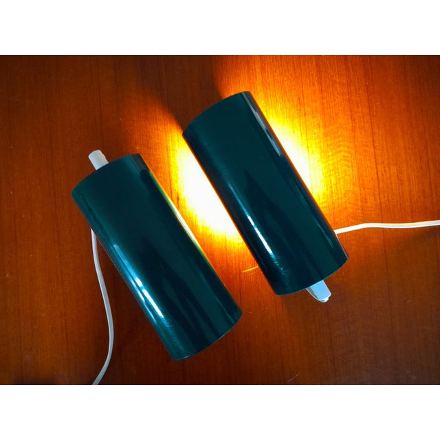Green Green Lod Wall Sconces from Ikea, 1986, Set of 2 For Sale - Image 8 of 16