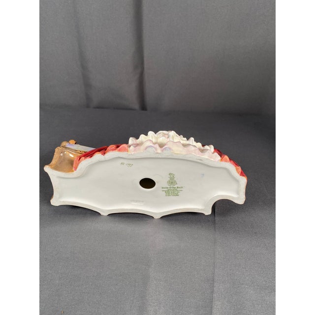 1940s Royal Doulton Belle O' the Ball Porcelain Figurine For Sale - Image 10 of 10