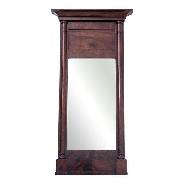 19th Century Mirror in Mahogany Frame, Northern Europe For Sale