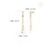 1.92Ct Yellow Sapphire & Diamond Chain Drop Earrings in 14k Yellow Gold- 2 Pieces For Sale - Image 9 of 13