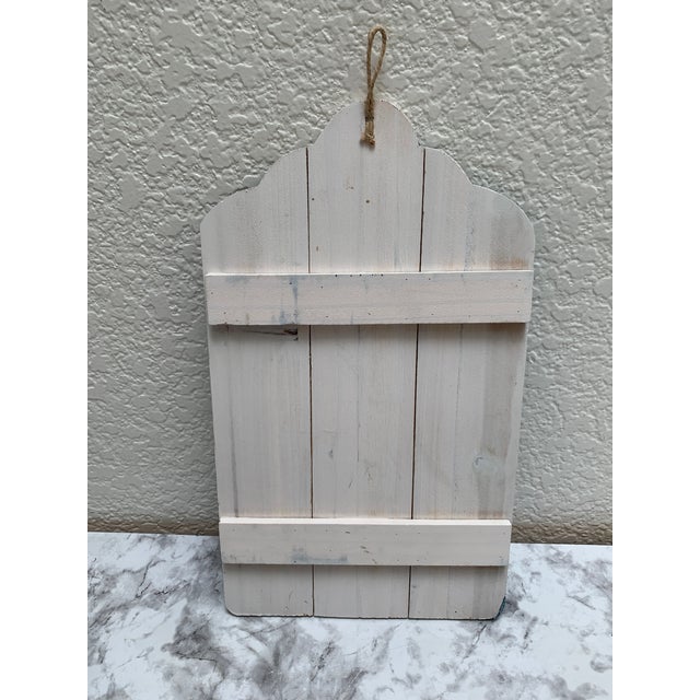 Vintage, handcrafted, colorful, wood and iron decorative wall hook. Perfect for closets, pantry, jewelry or leashes,...