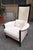 Model Peggy Armchair in White Leather by Umberto Asnago for Giorgetti, 1980s For Sale - Image 4 of 9