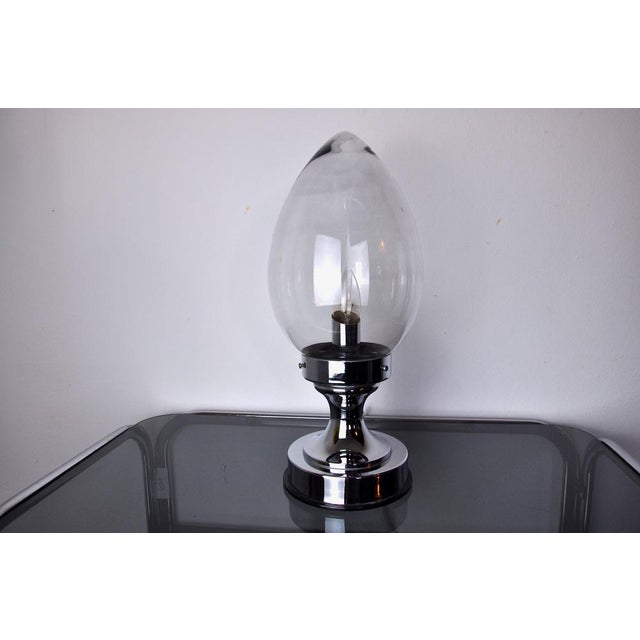 Murano Glass Membrane Table Lamp, Italy, 1960s For Sale - Image 7 of 10