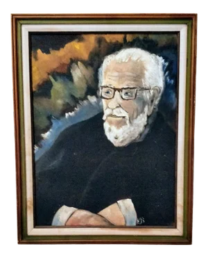 Texas Gentleman Portrait Oil Painting