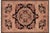 Black Art Nouveau Medallion 1990's Pak-Persian Black/Pink Wool Rug - 6'2'' X 9'0'' For Sale - Image 8 of 9