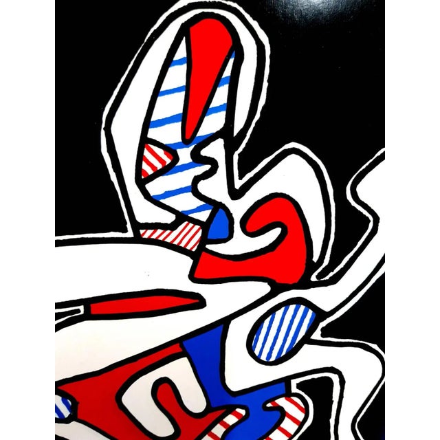 Jean Dubuffet - La Mouche - Original Screenprint 1967 For Sale - Image 4 of 6