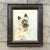 A captivating vintage oil painting of a terrier-style dog, radiating charm and character. This original piece showcases...