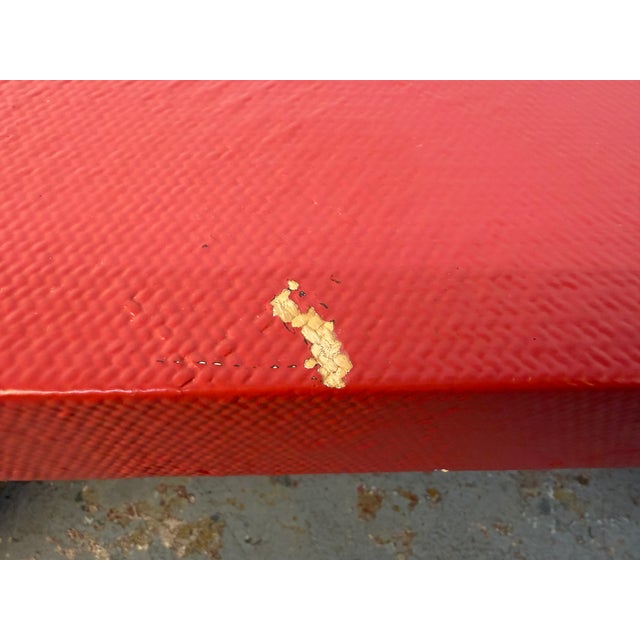 1980s Post-Modern Waterfall Console Table For Sale - Image 10 of 10