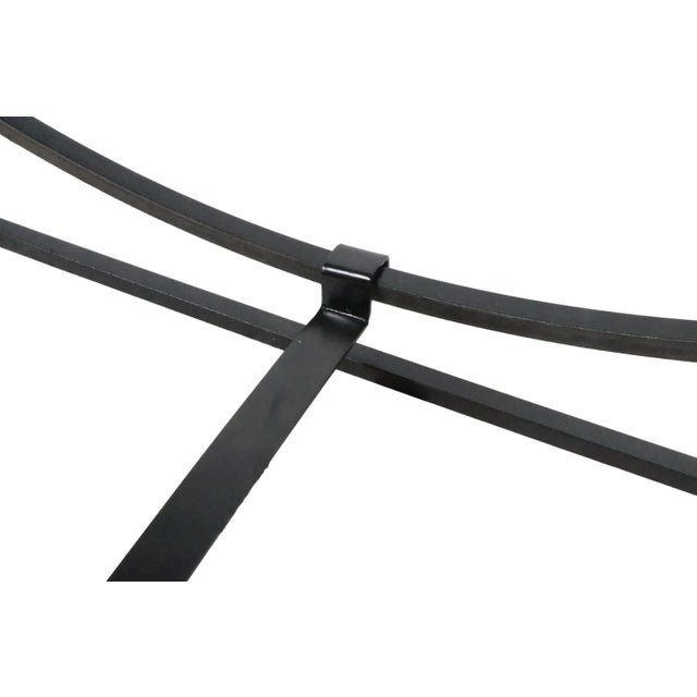 Large Wrought Iron Mid Century Log Holder C 1950/1970's For Sale In New York - Image 6 of 11