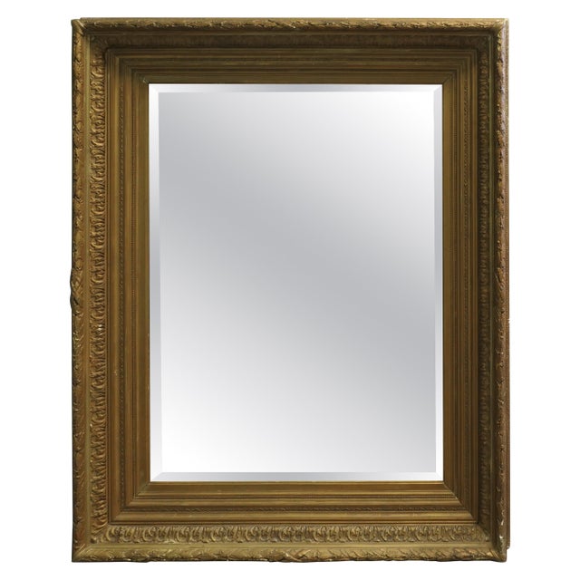 Large 19th Century Gilt Wall Mirror For Sale - Image 6 of 6