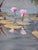 Contemporary Large Impressionist Water Lily Pond Painting by Claire Evans, 48 X 36 For Sale - Image 3 of 4