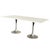 This striking Mid-Century Modern dining table is designed in the iconic style of Eero Saarinen’s Tulip Collection,...