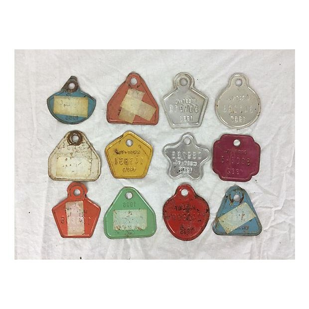 European Metal Bicycle Tags Set of 12 Chairish