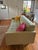 Mid-Century Modern Brand New Custom Mid-Century Modern Couch For Sale - Image 3 of 4