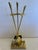 Midcentury Modern Brass Fireplace Tools -Set of 4 For Sale - Image 4 of 9