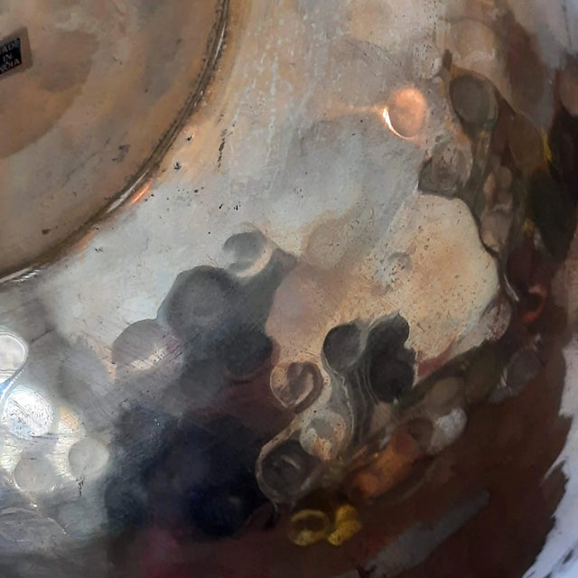 Introducing a stunning vintage Mid Century India Brass XL vase or planter that will elevate your space! This exquisite...