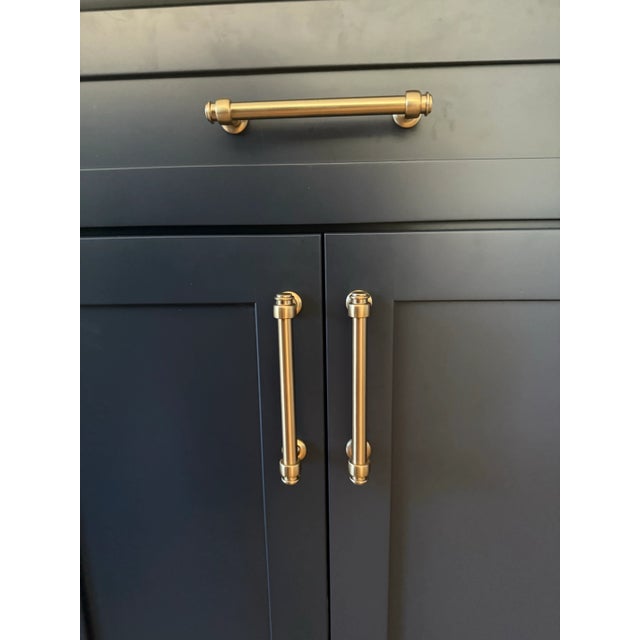 Ordered too many for kitchen renovation so it's your lucky day. High quality, sturdy kitchen pulls. New never used. SOLID...