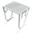 White Mid-Century Modern Salterini Style Wrought Iron Mesh Nesting Tables, Set of 3 For Sale - Image 8 of 10