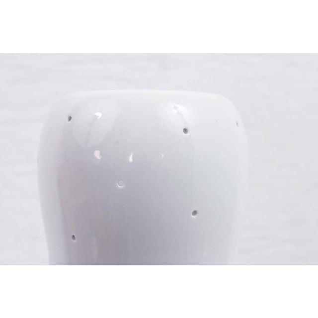 Ceramic Perforated Ceramic Table Lamp, 1970s For Sale - Image 7 of 11