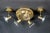 Fase, Modern Full Brass Sconces and Flush Mount, Late 20th Century - 3 Piece Set For Sale - Image 13 of 13