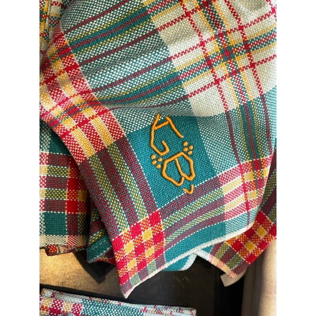 Textile French Kitchen Table Towels in Linen Canvas with Embroidery, 1920s, Set of 82 For Sale - Image 7 of 18