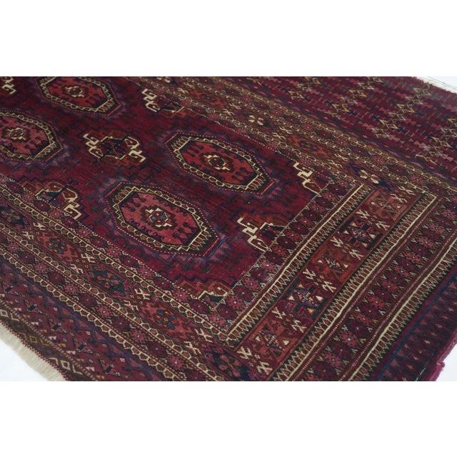 1920s Antique Yamud Rug 2'6'' x 5'0'' For Sale - Image 5 of 9