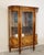 This elegant antique vitrine or display cabinet (likely Napoléon III Louis XV Revival style) exudes opulent 19th-century...