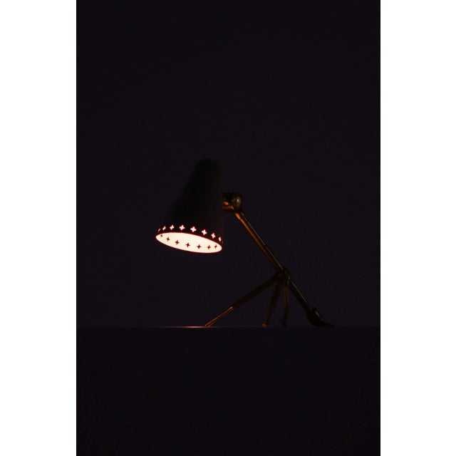 1950s Table Lamp by Boris Lacroix for Falkenbergs Belysning, Sweden For Sale - Image 5 of 8