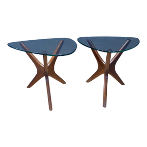 1960s A Pair of "Jacks" Tables Attributed to Adrian Pearsall for Craft Associates