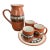 Late 20th Century Peruvian Earthenware Artisanal Serving Set of 5 For Sale