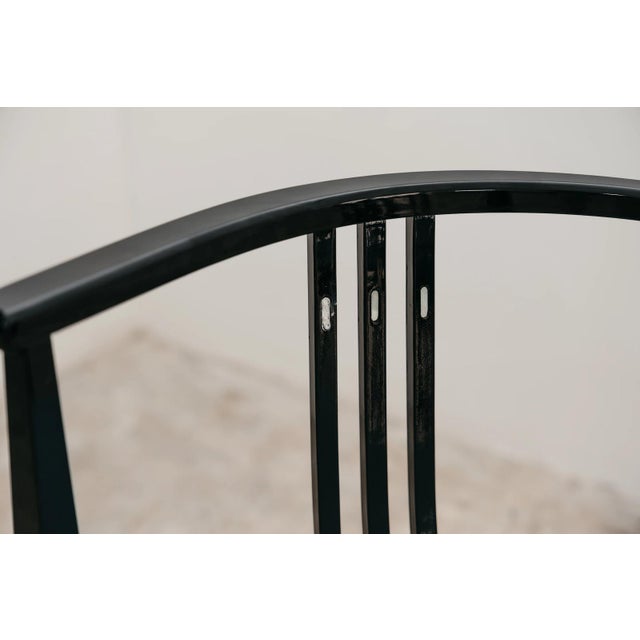 Black Ash Armchairs and Coffee Table by Ernest Archibald Taylor, 1980s, Set of 3 For Sale - Image 6 of 12