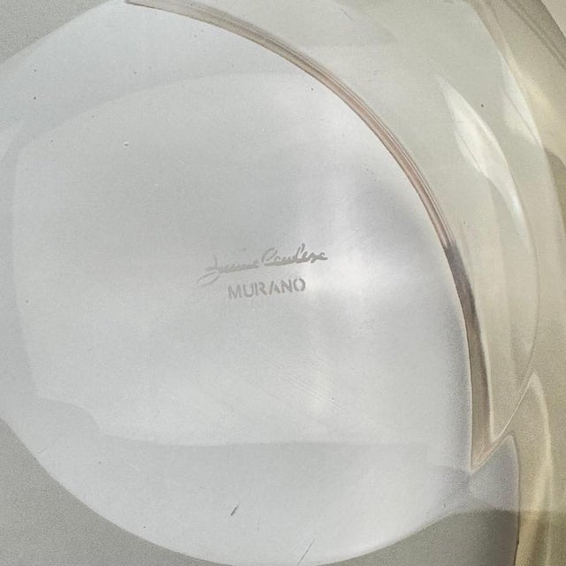 Large Sculptural Murano Glass Bowl by Simone Cenedese, Italy, 1980s For Sale - Image 9 of 12