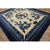 Textile 1890s Ivory and Blue Antique Cloud Band Design Chinese Dragon Peking Rug For Sale - Image 7 of 9