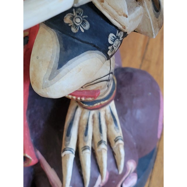 1960's Hand Carved Garuda Statue From Thailand For Sale - Image 13 of 13